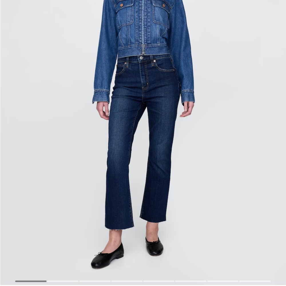 Gap kick fit high rise jeans